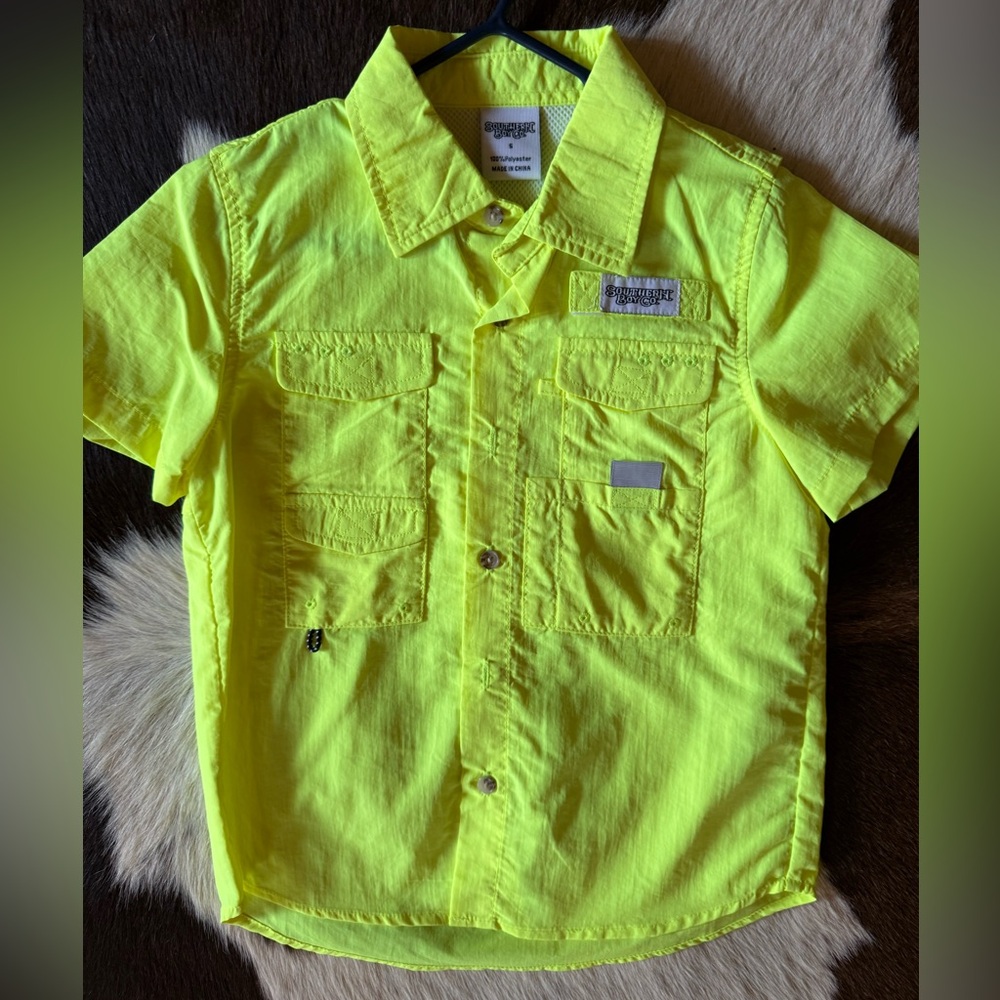 Neon Yellow Kids Shirt